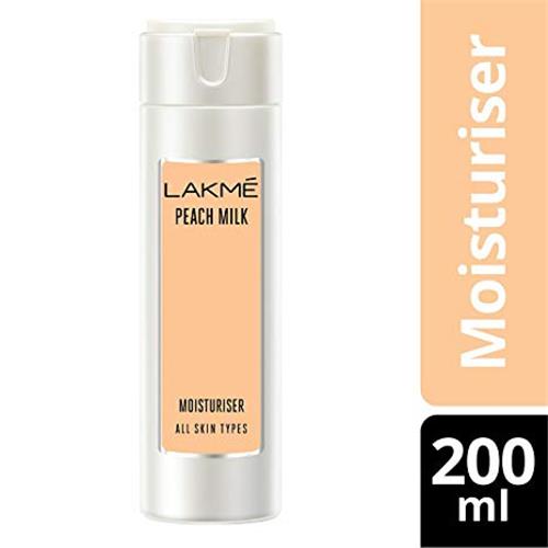 LAKME PEACH MILK MOISTURISER 200ML.,